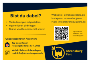 AhrensburgZero Postkarte Rückseite