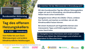 Tag des Offenen Heizungskellers - Postkarten Vorderseite