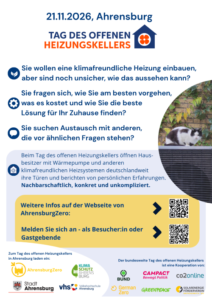 Flyer Tag des offenen Heitzungskellers