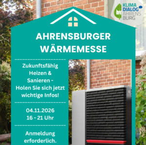 Hinweis auf die Ahrensburger Wärmemesse